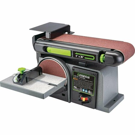 GENESIS 4 In. x 36 In. Belt Sander and 6 In. Disc GBDS430